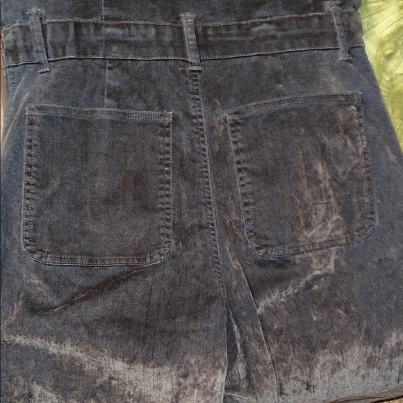 Vintage Olive Green Short-Sleeve Jumpsuit (NWT) - Picture 5 of 6